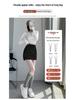 Women's Gray High-Waisted A-Line Sports Skirt and Shorts Combo for Spring/Summer 2025
