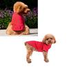 Puppy Dog Cat Summer Solid Color Buttoned Shirt Pet Clothes Costume T-Shirt