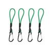 4Pcs High Strength Tent Elastic Rope Cord Hook Fixing Cords String with Carabiner  Survival