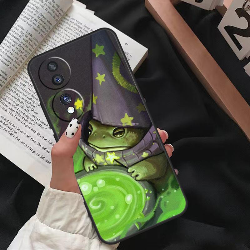 Witch Frog For Honor Magic 5 6 7 8 Pro Case For Honor 200 400 70 90 Lite X8c X8b X9a X9b X9c X9d Win RT