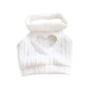 Niannyyhouse 20cm Plush Clothes, Cutout Heart-Shaped Backless Sweater, Cotton Doll Clothes, Dress-Up (A2-White)