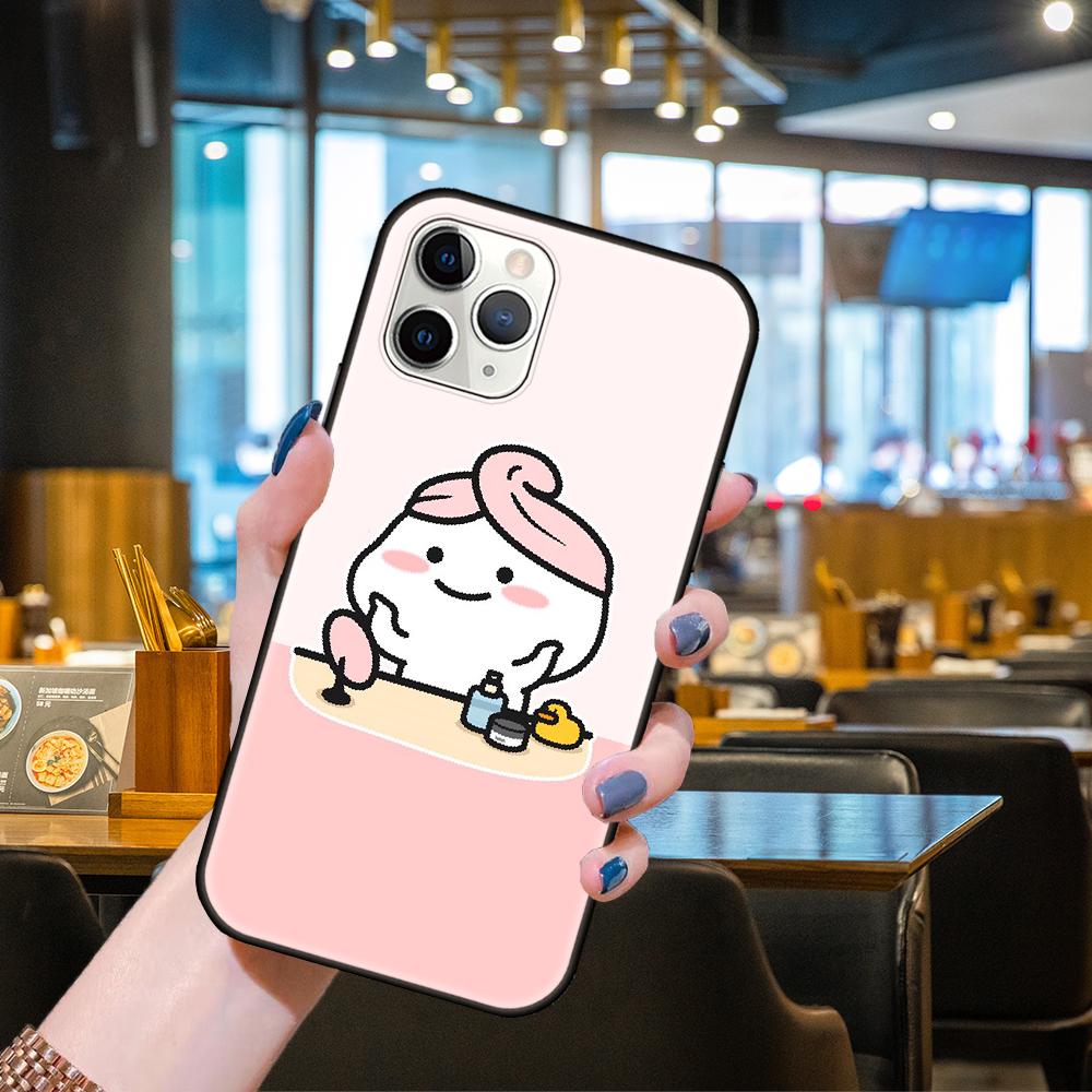 Phone Case For Apple IPhone 13 12 11 Mini Pro MAX SE X XS XR 8 7 6 S Plus Black Cover Coque Art Etui Soft Shell Qubys Sticker