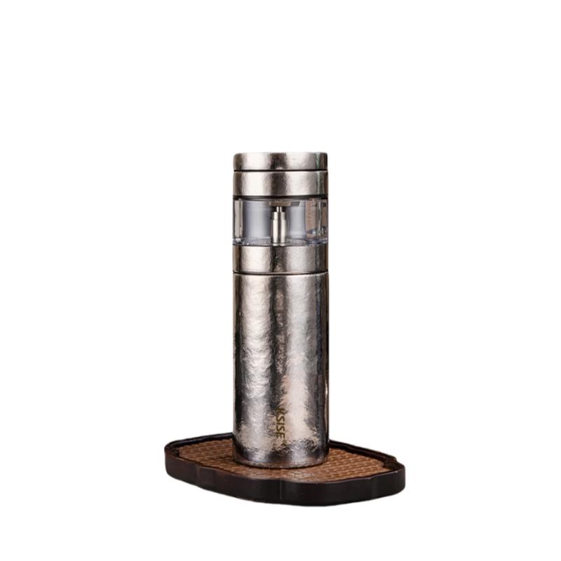 Kesaise 420ml Tea Infuser Insulated Titanium Bottle