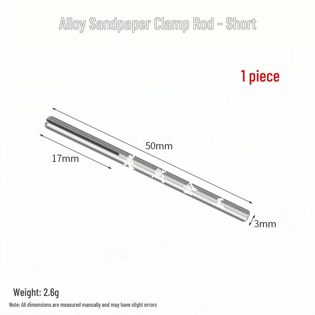 Sandpaper Holder Rod & Polishing/Grinding Clip for Dental Drill Extensions