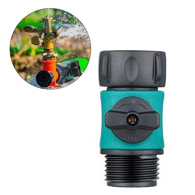 Soaker Equipment Hose Connector Water Hose Shutoff Valve 3/4 Inch ABS Plastic