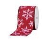 9Metres/roll Cartoon Christmas Ribbons Snowman Christmas Tree DIY Wreath Bows Ribbons Decorative Snowflake Gift Packing Ribbons