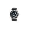 Crepha Analog Quartz Watch Black 10 ATM Water Resistant Luminous Index Rubber Band 20mm Men's
