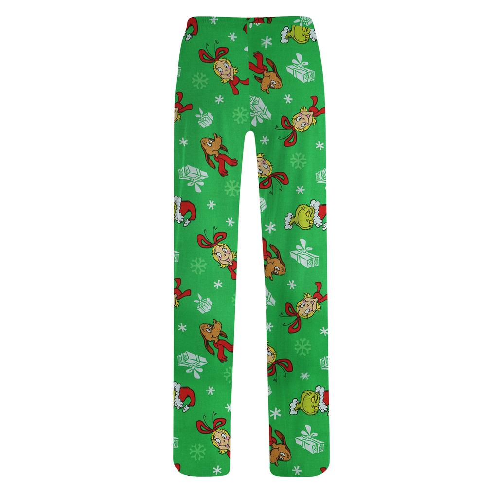 Damen Pyjamahose Nachtwäsche Lässige Hose mit Kordelzug und elastischer Taille Bequeme gerade lockere Yogahose