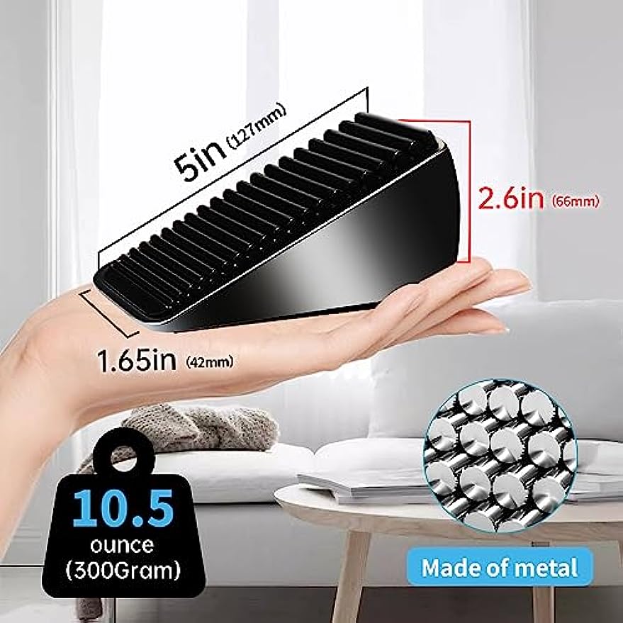 

AIMAXINKE Сильнейший большой дверной стопор — сверхмощный высокий дверной стопор, клиновые дверные стопоры для нижней части двери, высотой до 2,6 дюйма, дверной стопор из цинкового сплава 1 Pack чёрный