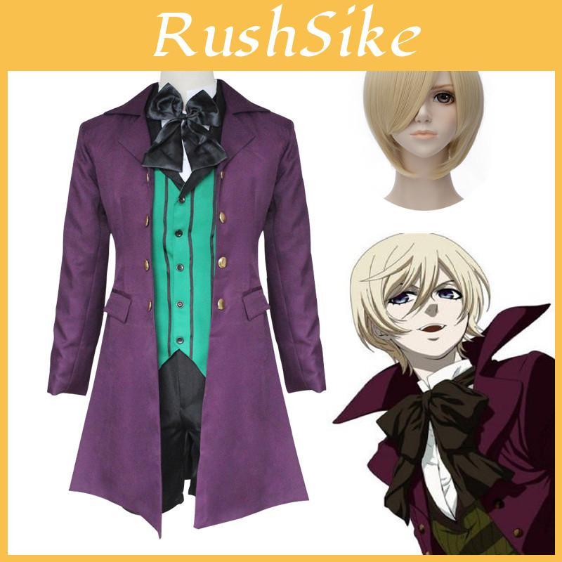 Stunning Black Butler Alois Trancy Cosplay Costume Set With Exquisite Workmanship