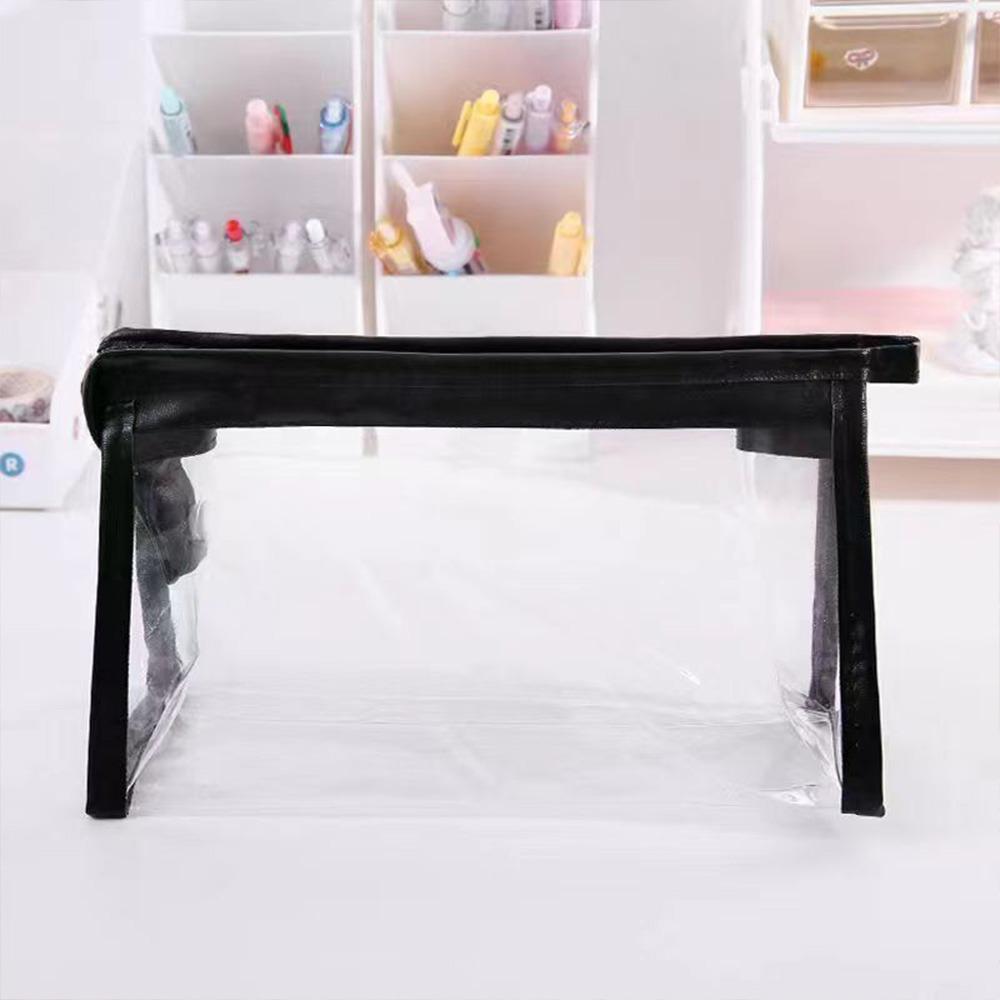 Waterproof Pencil Case PVC Stationery Storing Bag Simple Stationery Bag  Gift