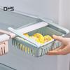 Decorations Home Retractable Kitchen Fridge Slide Under Shelf Drawer Box Rack Holder
