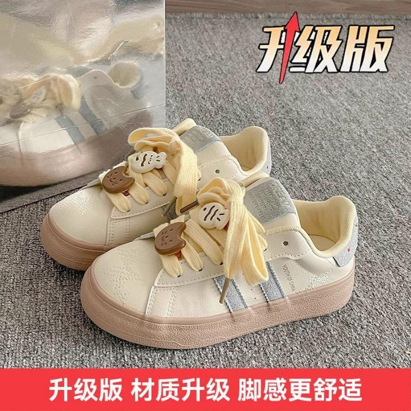 Dopamine casual board shoes women's student new spring versatile shoes platform white shoes