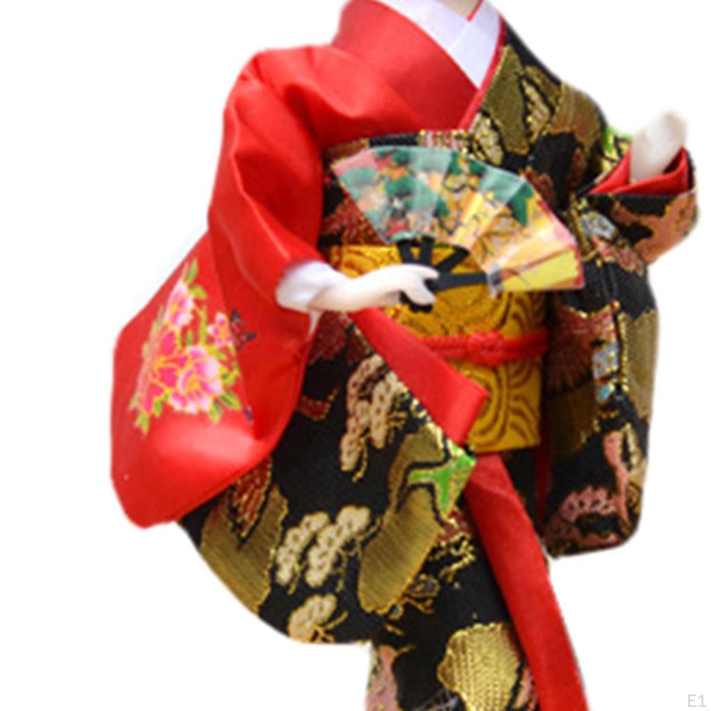 11 Inch Japanese Geisha doll 27cm Asian Kimono Figurine Decoration Gift