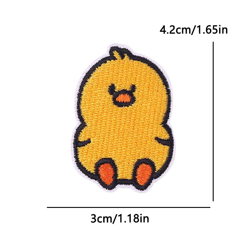 Cartoon Animals Embroidery Patch Iron On Patches For Clothing Thermoadhesiv Patches On Clothes Fusible Badges Sewing Applique