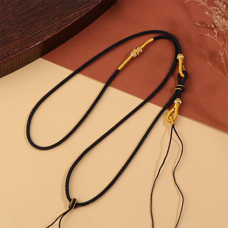 

Подвеска в китайском стиле, плетеная вручную веревка, веревка для нефритовой подвески, подвеска на шею, аксессуары для украшений