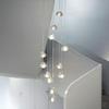 Modern American Cherry Crystal LED Chandelier for Staircase or Restaurant