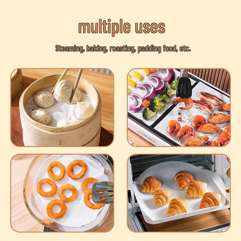 Newcomer Exclusive: Oil-Proof, Food-Grade Oven Baking Paper (100 Sheets)