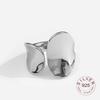 Xiaomi Real 925 Sterling Silver Rings for Women Open Vintage Wedding Trendy Jewelry Large Adjustable Antique Rings Anillos