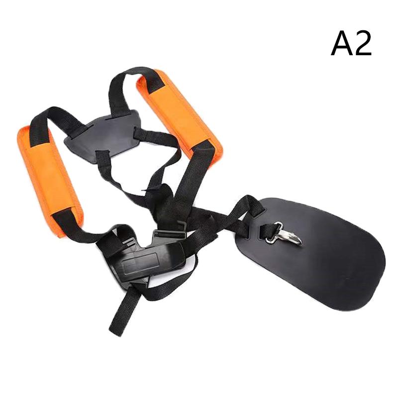 Brush Cutter Strap Trimmer Shoulder Strap Lawn Mower Harness Strap Labor Saving W Shape Double Shoulder Nylon Harness Strap