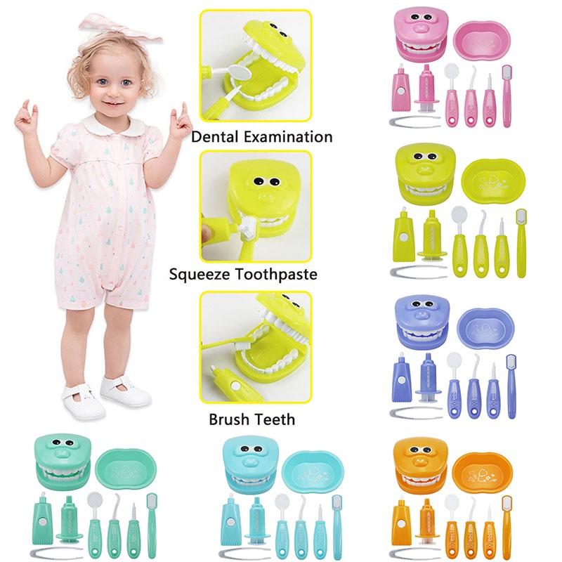 Zestaw zabawek dentystycznych do zabawy dla dzieci, zestaw medyczny