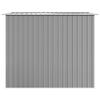 vidaXL Gartenschuppen Grau Metall 257 x 205 x 178 cm