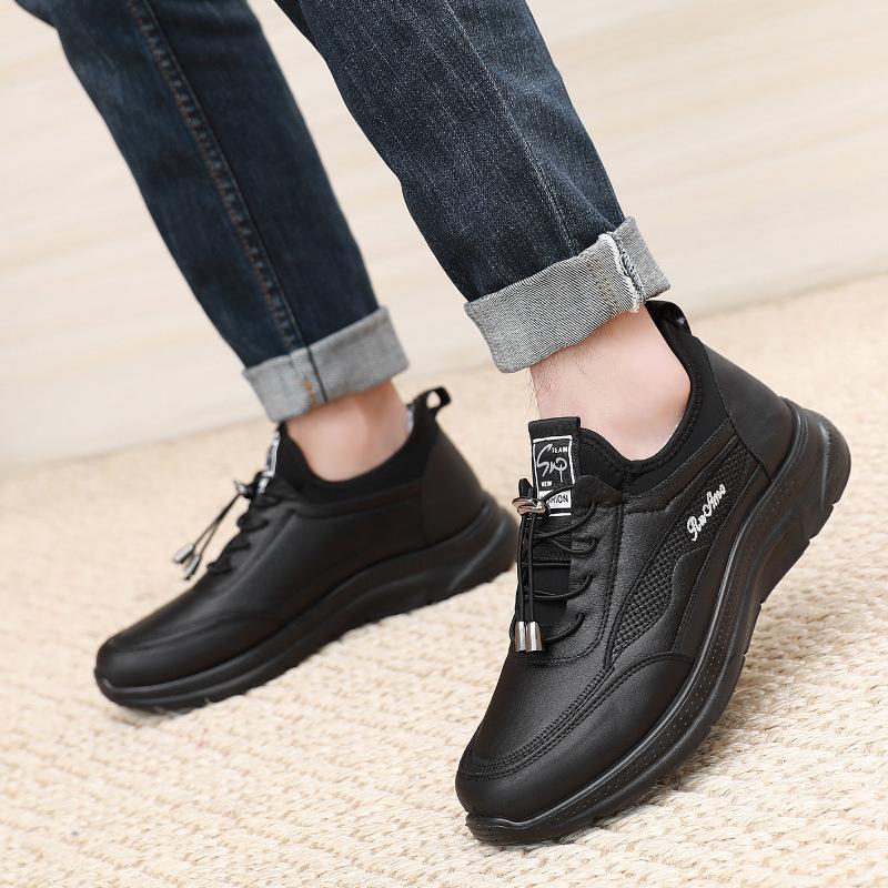 New Autumn and Winter Thick Men's High-top Boots Casual Waterproof Warm Non-slip Sneakers