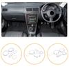 Speedometer Bezel Trim Speedometer Gauge Rings Trim for MKIV 1997-2003 Automotive Gauge Rings Bezel Set