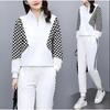 Jogging Suits for Women Tracksuits Western-style Suits Spring Autumn  Sweatshirt Age-reducing Leggings Sports Two-piece Set