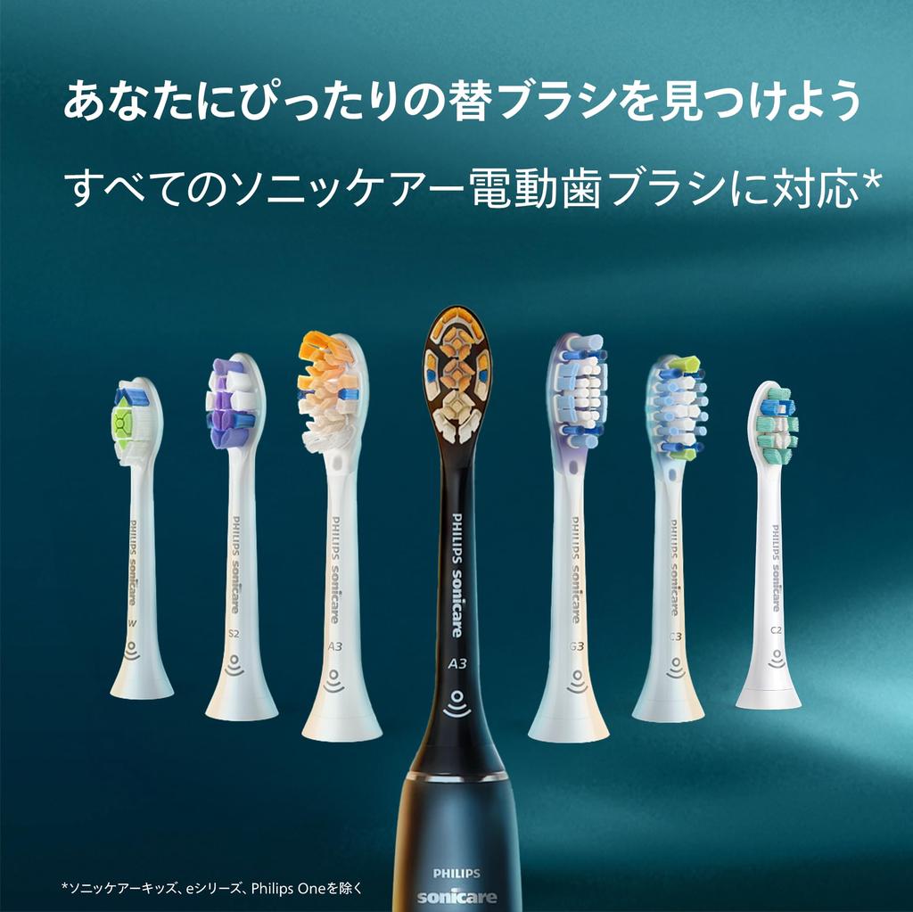 Philips Replacement Brush Heads for Sonicare WC White Plus Compact Regular Genuine Product White (8 Pieces) - HX6078/14