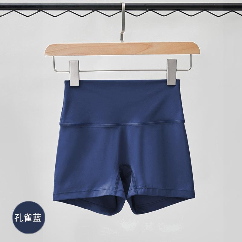 Sports Shorts Spring and Summer New Solid Color Yoga Shorts Tight High Waist Elastic Sports Fitness Three-point Yoga Pants Women