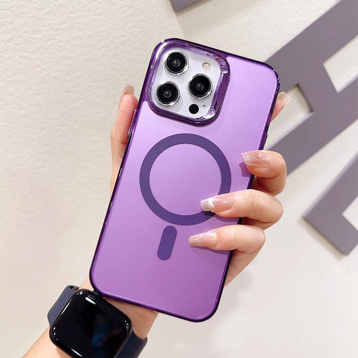 

Чехол для телефона IMD с гальваническим покрытием для iPhone 11 13 XR 15 14 Pro Max iPhone 12 16 Samsung S24 S23 S22 Высококачественный текстурированный чехол для мобильного телефона Samsung S25 Ultra фиолетовый