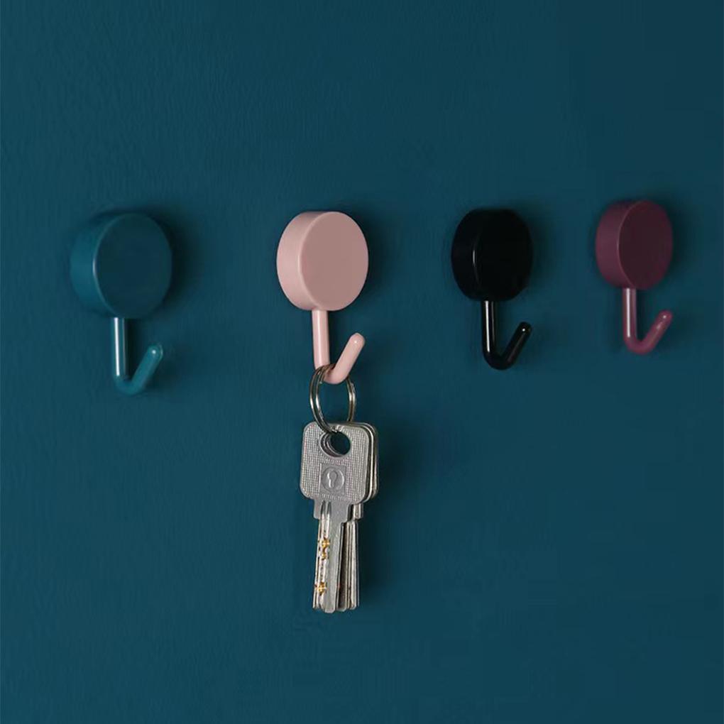 10 Stück Wandhänger Hängender Selbstklebender Aufbewahrungshaken Stanzfrei Heimorganisation Schlüsselhalter Schlafzimmer Schalorganisator