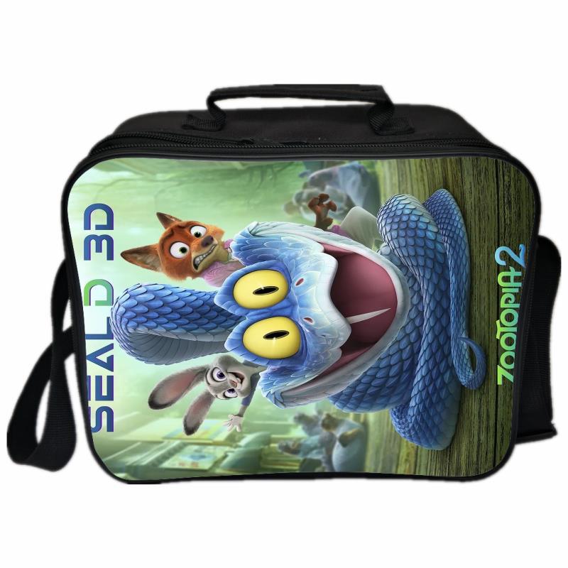 Zootopia Insulated Lunch Bag for Kids - Perfect for School & Outdoor Picnics