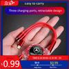 GLC GLB Fast Charging Cable Car 3 In 1 USB Cable Type C Micro USB for Mercedes Benz New B/C/E Class A Class C200L GLC GLK New C