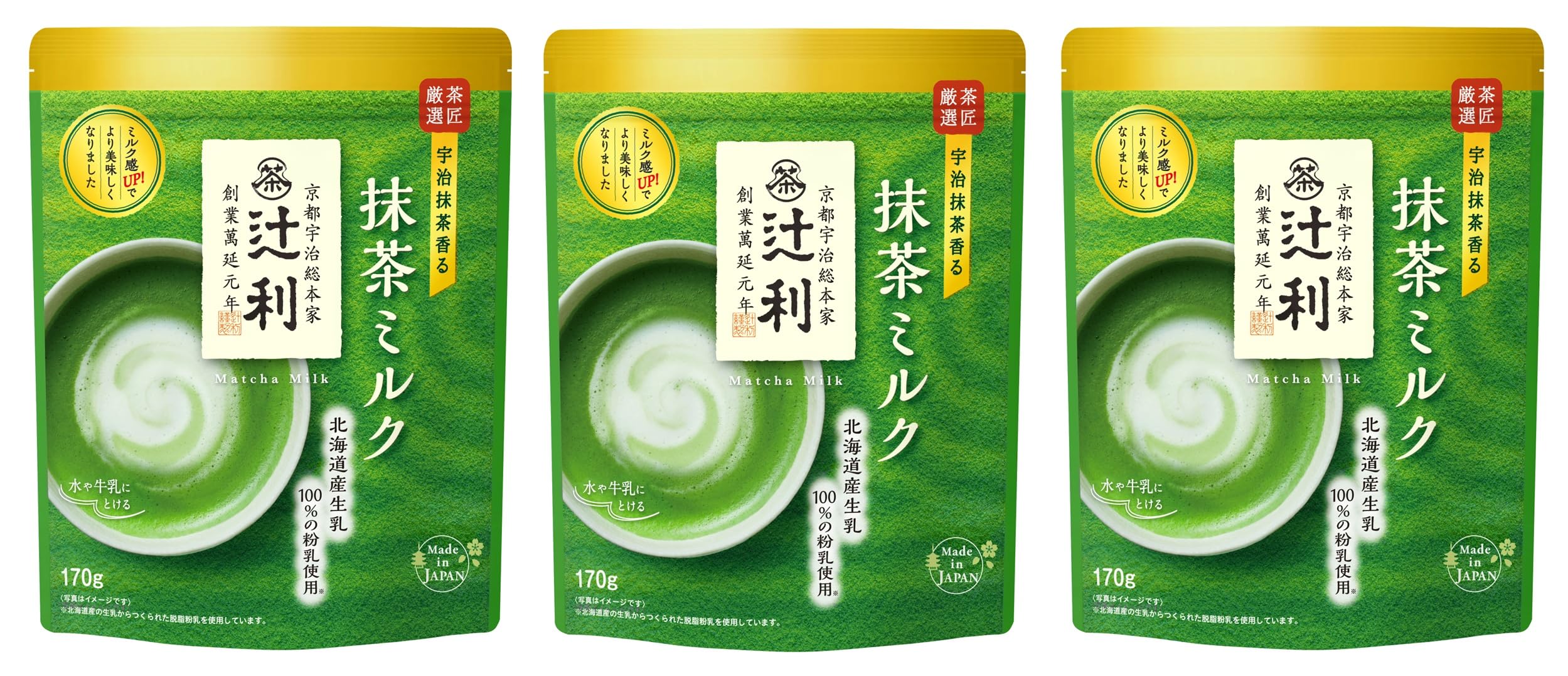 

Tsujiri Matcha Milk 170g x 3