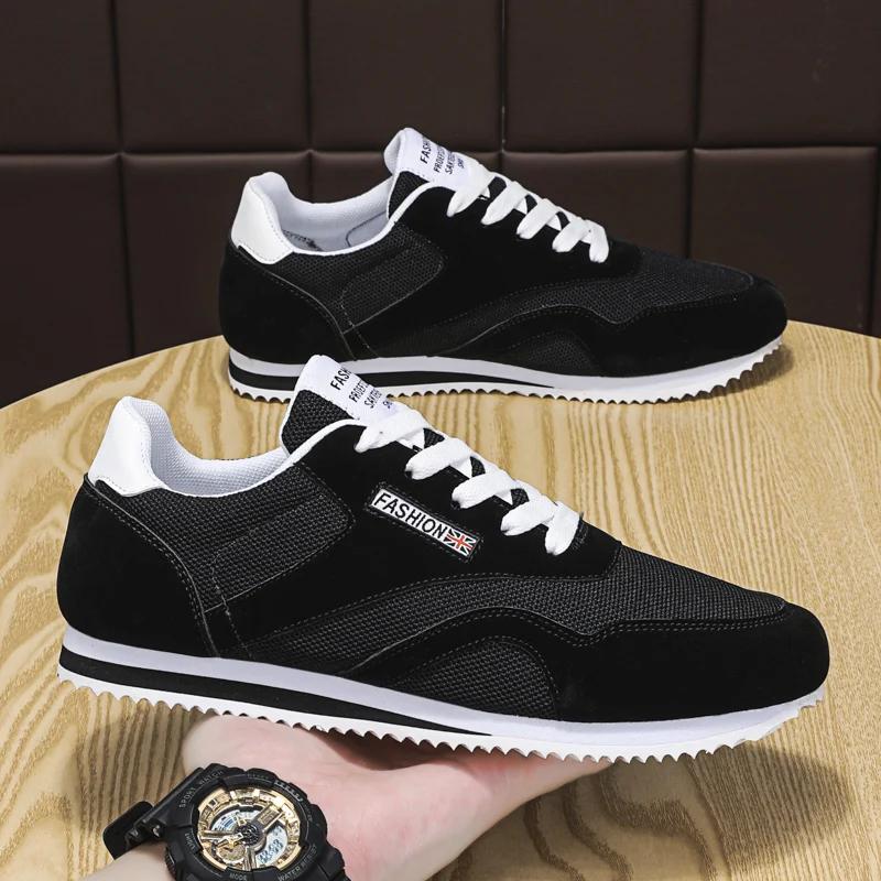 Men's Shoes 2025 Sports Anti Slip Vulcanized Shoes Tenis Masculino Anti Slip Vibration Comfortable Walking Luxury Running Shoes