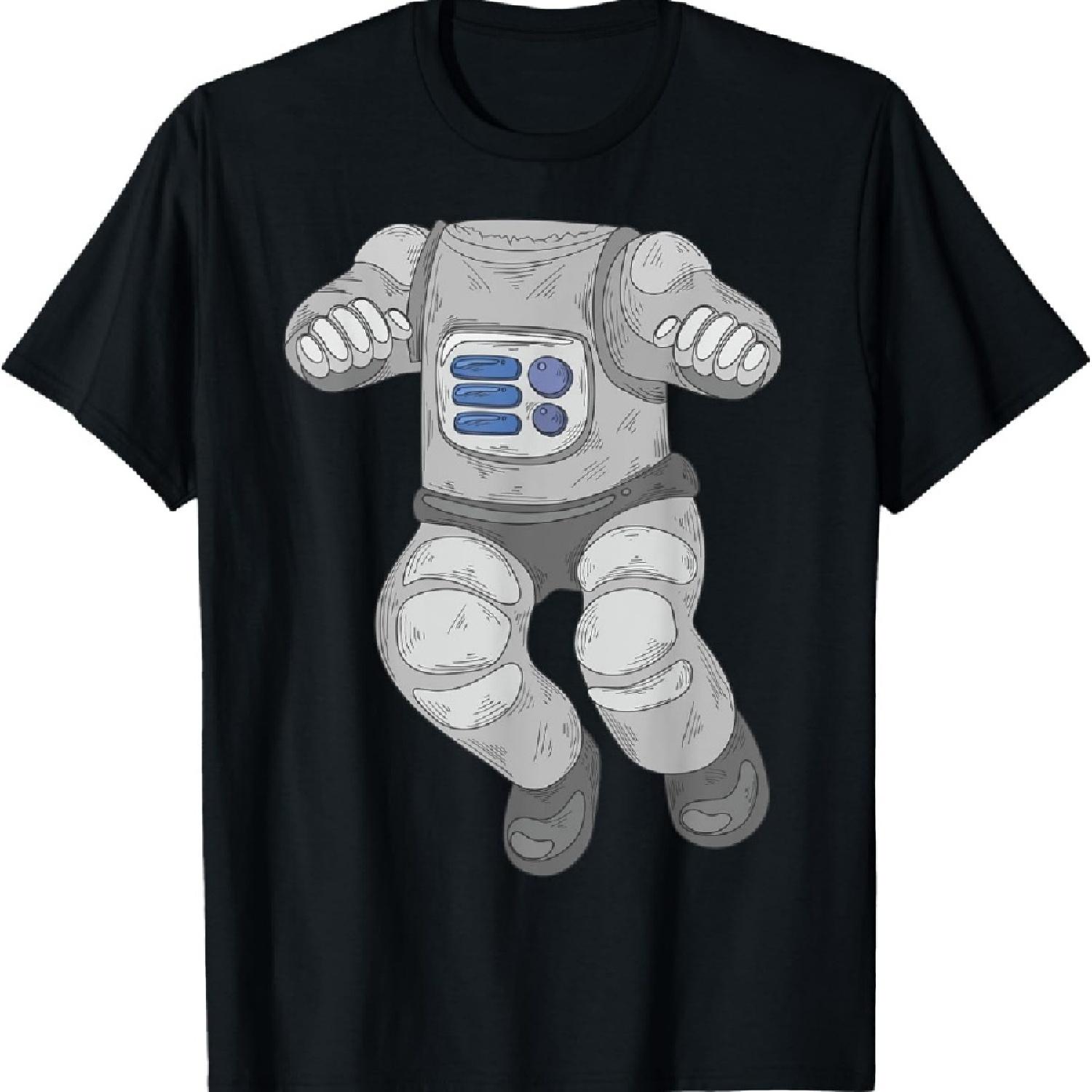 

Cool Funny Astronaut Halloween Costume Shirt Spaceman Gift XXXXXL чёрный