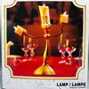 Beauty and the Beast Lumière LED Table Lamp, Alarm Clock, and Cogsworth Ornament