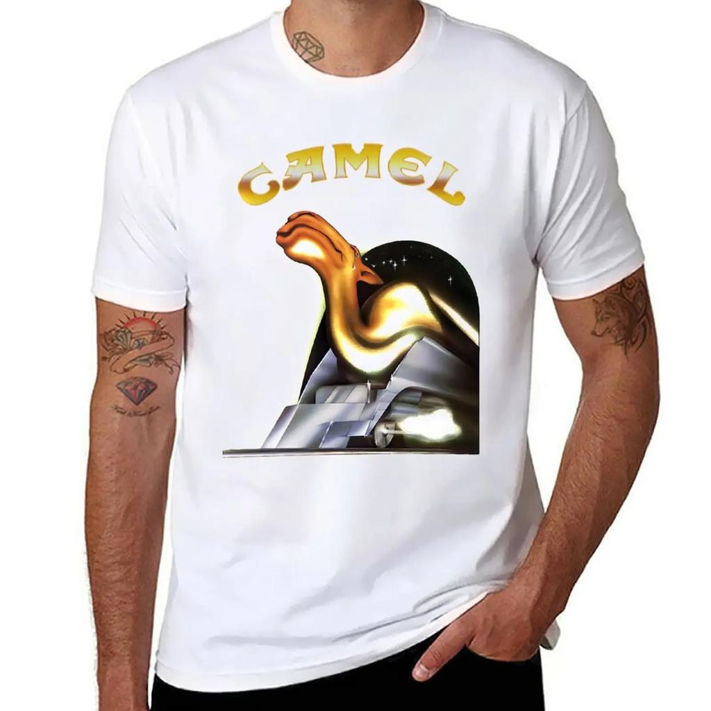 CAMEL BAND strefa komfortu koszulka koszulki koszulki z grafiką własny projekt chłopcy białe męskie koszulki z grafiką hip hop
