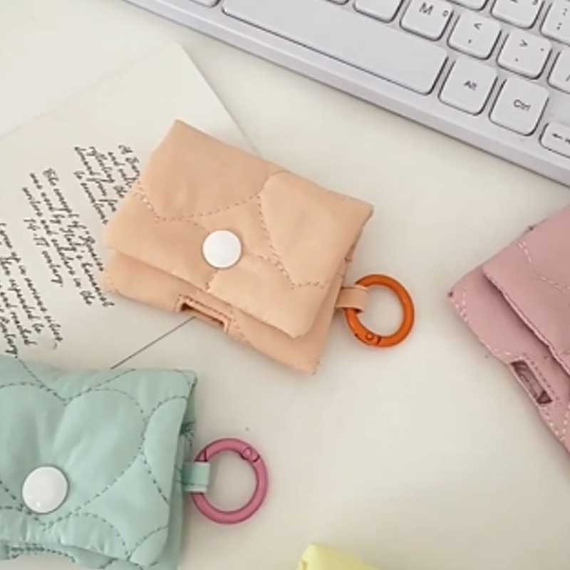 Bluetooth Headphone Case Headphone Storage Protective Soft Case Travel Organizer Bluetooth Headset New Cute with Buckle Bag
