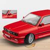 1/24 1988 BMW M3 E30 Alloy Car Model Diecasts Metal Classic Sports Vehicles Car Model Simulation Sound Light Childrens Toys Gift