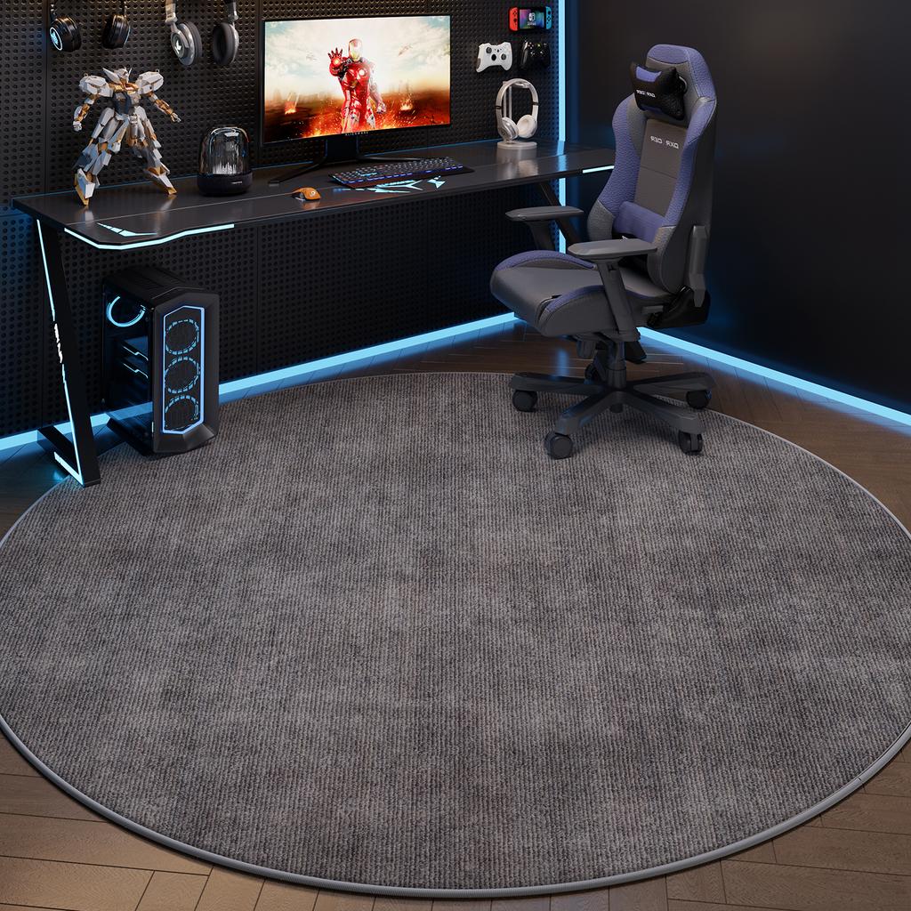 Computer Chair Floor Mat, Gaming Room Swivel Chair, Silent Pad, Office Chair, Washable Carpet, Home Decoration