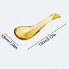 Colorful Crystal Glass Spoon Exquisite Serving Spoons Easy To Clean Condiment Spoons  Restaurant