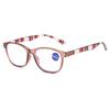 Printed Anti-Blue Light High-Definition Unisex Chinese Style Square Frame Reading Glasses