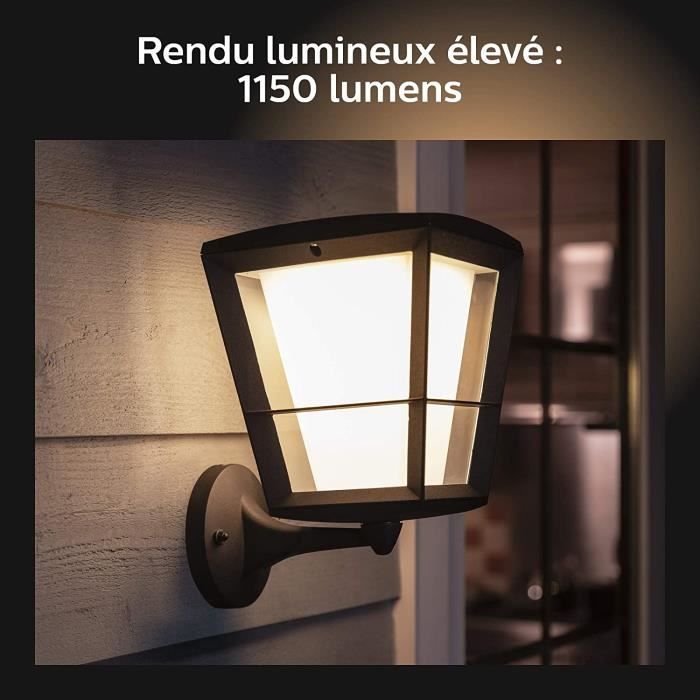 PHILIPS HUE Hue White and Color Ambiance Applique murale extérieure Econic - 915005732101