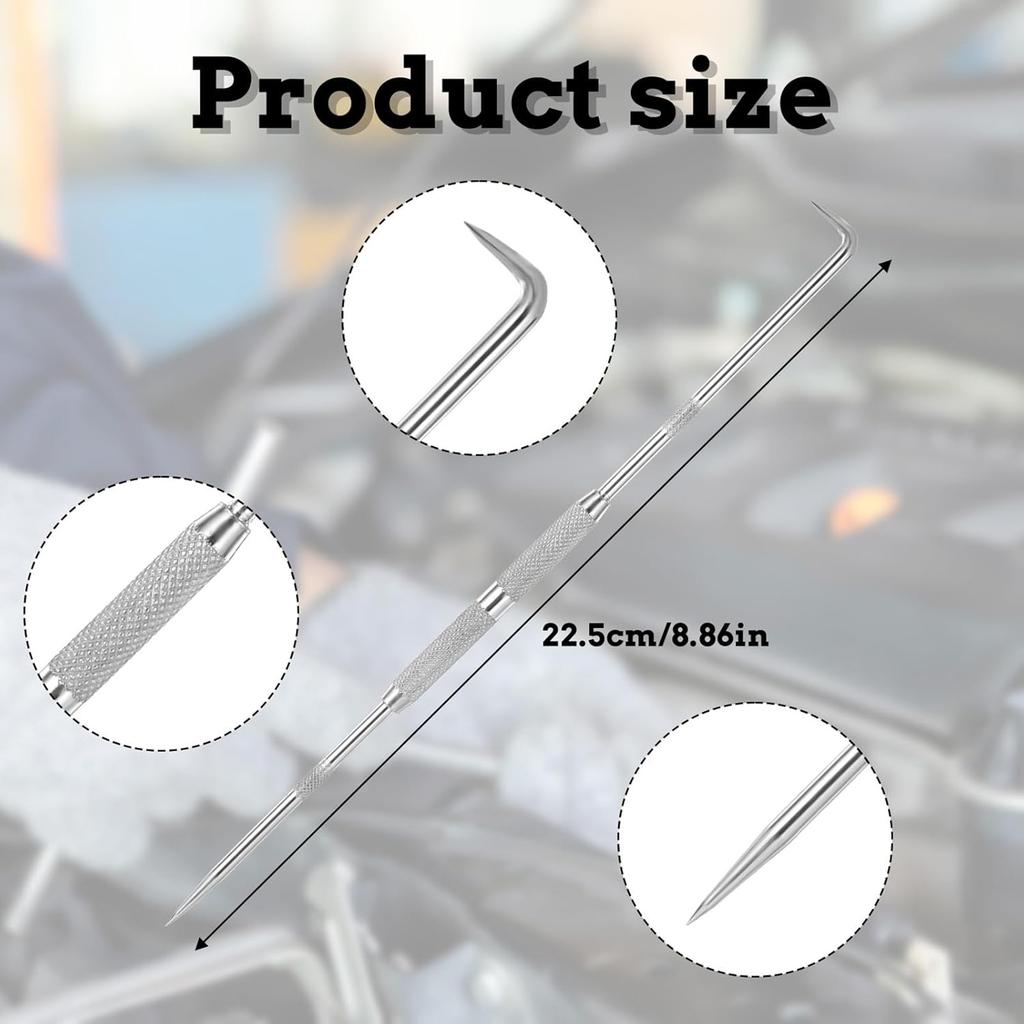 Carbide Tipped Double Ended Scriber For Metalworking Welding Glass Ceramics Marking Precisions Heat Treated Steel Tip