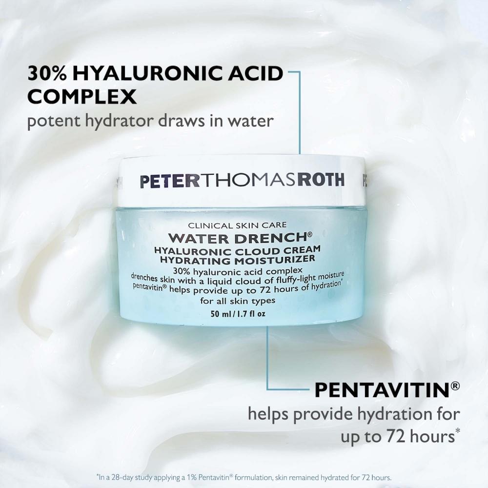 Peter Thomas Roth Water Drench Hyaluronic Acid Moisturizer 1.7 Oz 50 Ml
