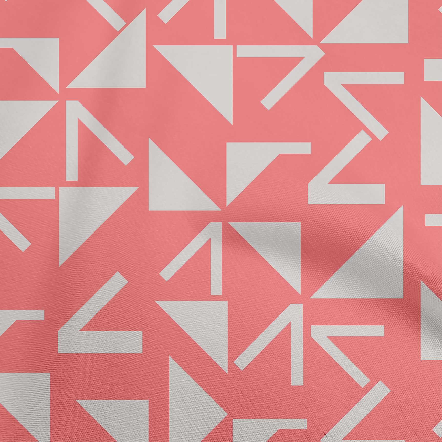 

oneOone Cotton Flex Medium Blue Fabric Geometric Fabric For Sewing Printed Craft Fabric By The Yard 40 Inch 42 Inch Wide - Viscose Chiffon рожевий