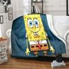 CartoonS-Spongebob Morbido Peluche Divano Letto Coperta da Lancio Cartoon Coperte da Picnic Moderna Coperta in Flanella Coperta Stampata Regalo